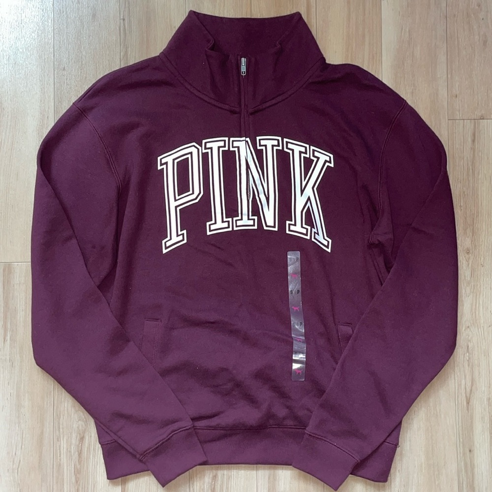 *NWT* Pink by Victoria’s Secret zip up sweater - Picture 1 of 4